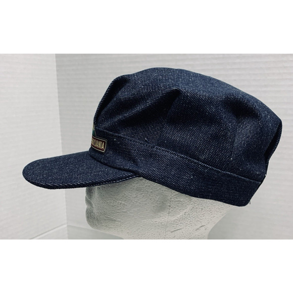 Railroad Museum of Pennsylvania Conductor Hat Denim Made in USA Snapback Unworn - Picture 3 of 10